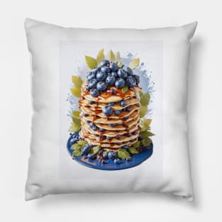 pancakes with blueberries Pillow