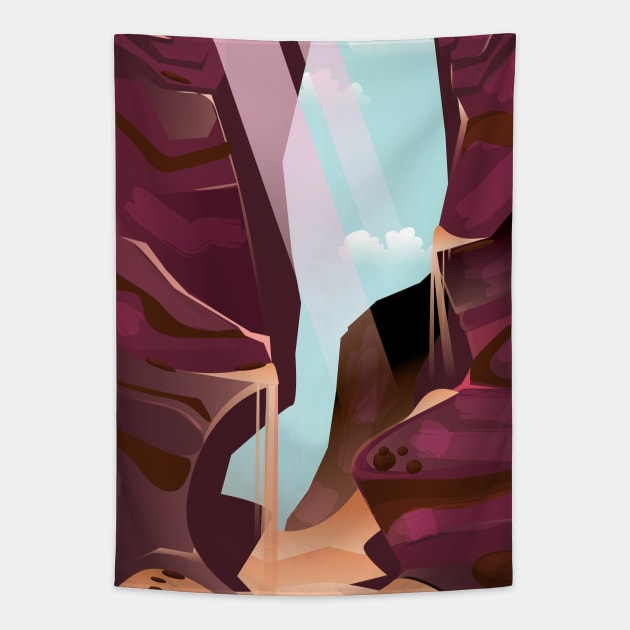 Grand Canyon Tapestry by nickemporium1