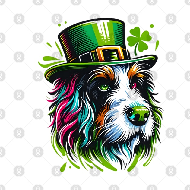 Festive Barbet in Graffiti Style for Saint Patrick's Day by ArtRUs