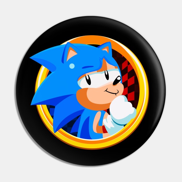 Sonic smug Pin by lolo_aburto