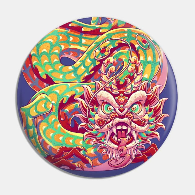 Chinese Dragon Pin by Bratzoid