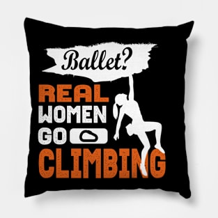 Climbing Rock Climber Climb Bouldering Gift Pillow