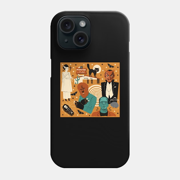 Monster Motel Phone Case by Ruby Ritz