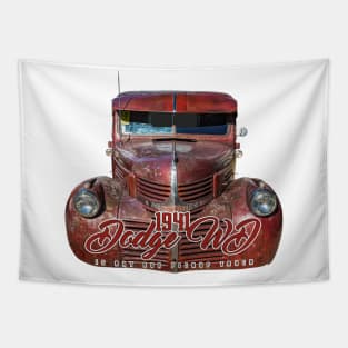 1941 Dodge WD 15 Rat Rod Pickup Truck Tapestry