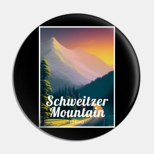 Schweitzer Mountain Idaho Ski Pin