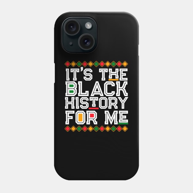 Black History Month Phone Case by For the culture tees