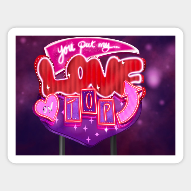 Beyonce - Love On Top Sticker