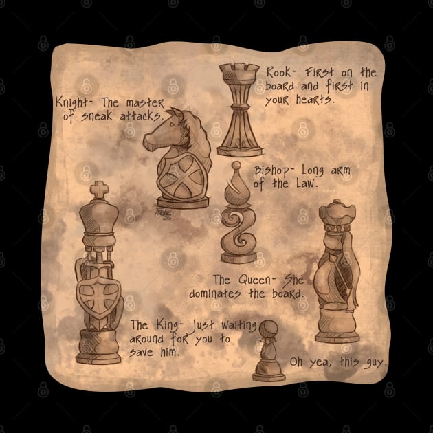 Fantasy Chessmen by Nirelle