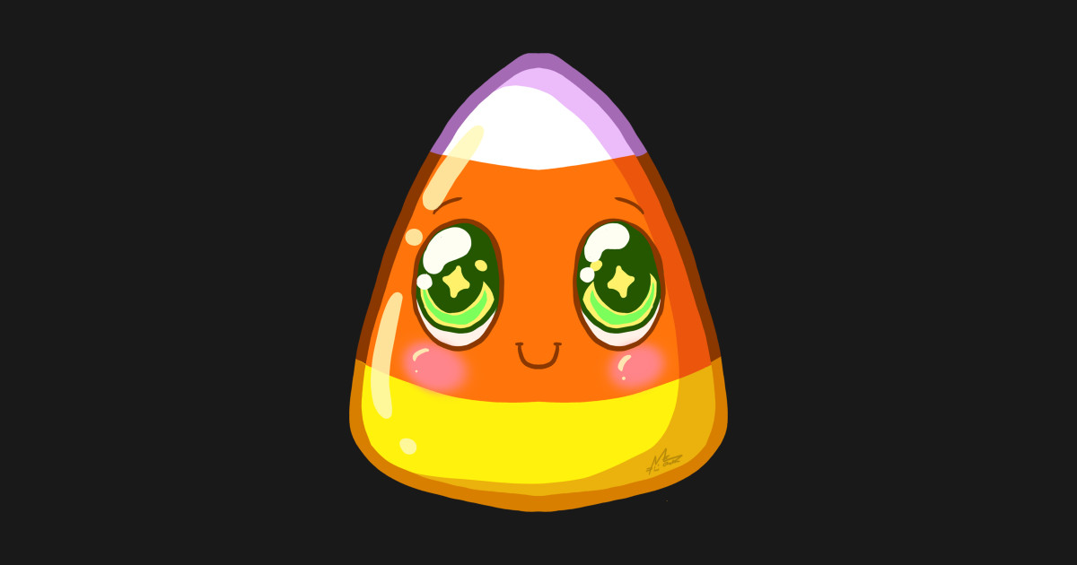 Cute little monster candy corn Halloween Posters and Art Prints