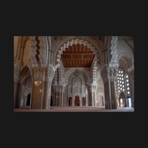 Hassan II Mosque interior in Casablanca, Morocco by mitzobs