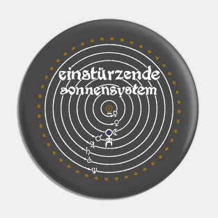 Einstürzende Sonnensystem v2 Pin