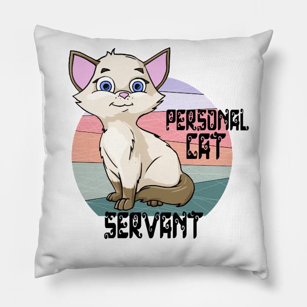 Personal Cat servant Pillow by ShopiLike