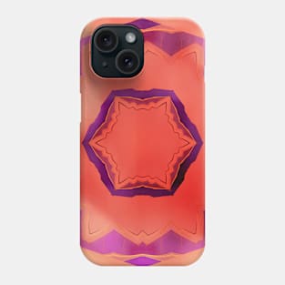 Bold mandala with bokeh Phone Case