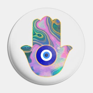 evil eye hamsa Pin