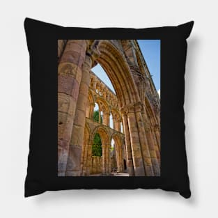 Jedburgh Abbey in Scottish Borders, Scotland Pillow