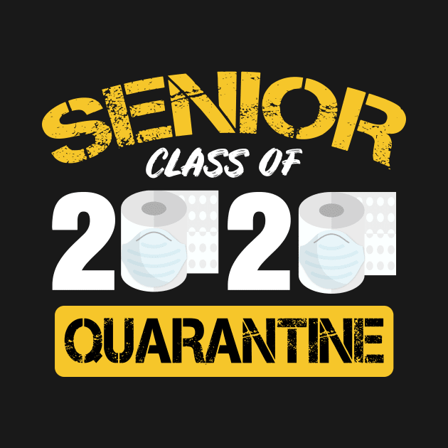 Senior Class Of 2020 Quarantine Toilet Paper Graduation Sunset Vintage Tee by BeDesignerWorld