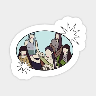 KPOP FAN ART FLAT DESIGN Magnet