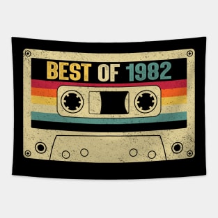 Best Of 1982 42nd Birthday Gifts Cassette Tape Vintage Tapestry