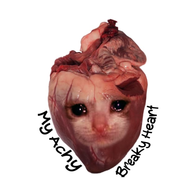 Crying Cat Heart by KaePotassium