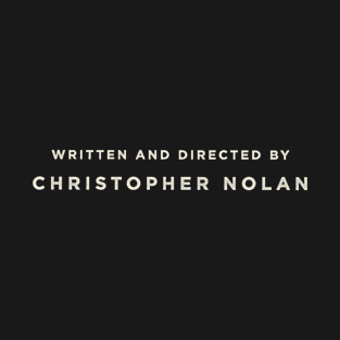 Directed By Christopher Nolan T-Shirt