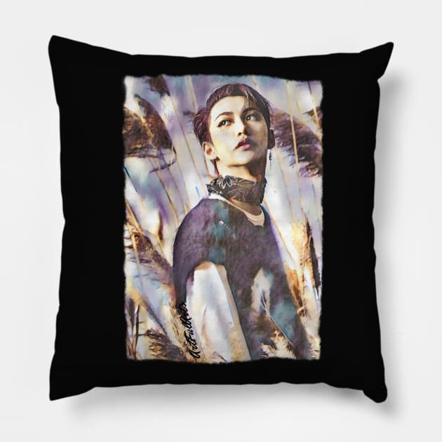 K-pop Stray Kids Felix Fan Art Pillow by ArtFulArts