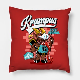 Krampus Spirit Animal Pillow