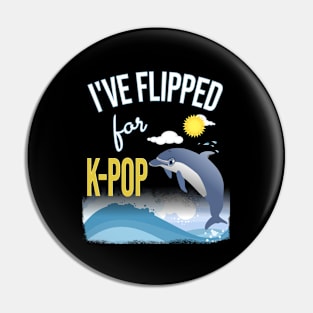 I've Flipped for K-POP - Dolphin jumping for joy! on dark Pin