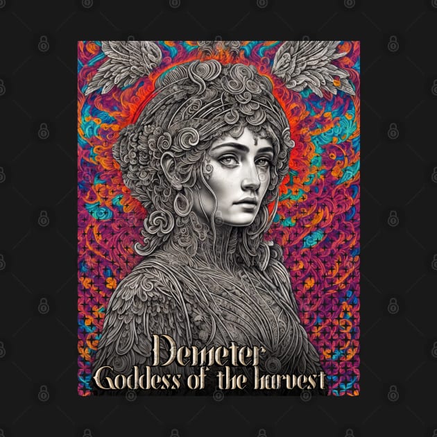 Demeter Goddess of the harvest by Pictozoic