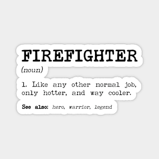 Firefighter Definition Magnet