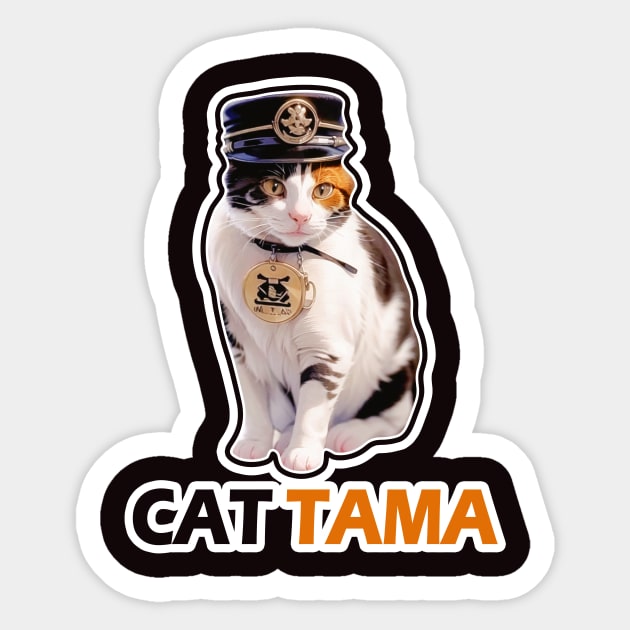 Tama Super Station Master - Popular Cat Webmaster - Sticker | TeePublic