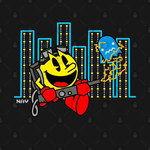 Ghostbuster Pac-Man by Gamewiz28