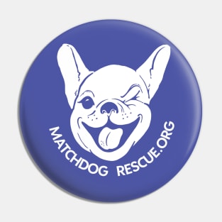 Matchdog Rescue logo purple Pin