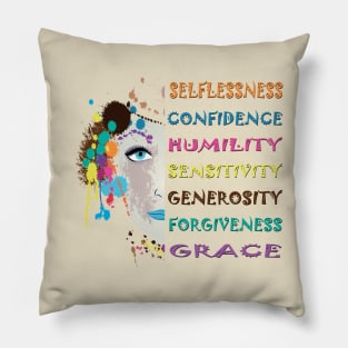 Beautiful Women-Women: Bold and Inspiring Pillow