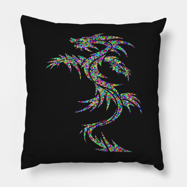 DRAGON TATTOO Pillow by smashing_cool