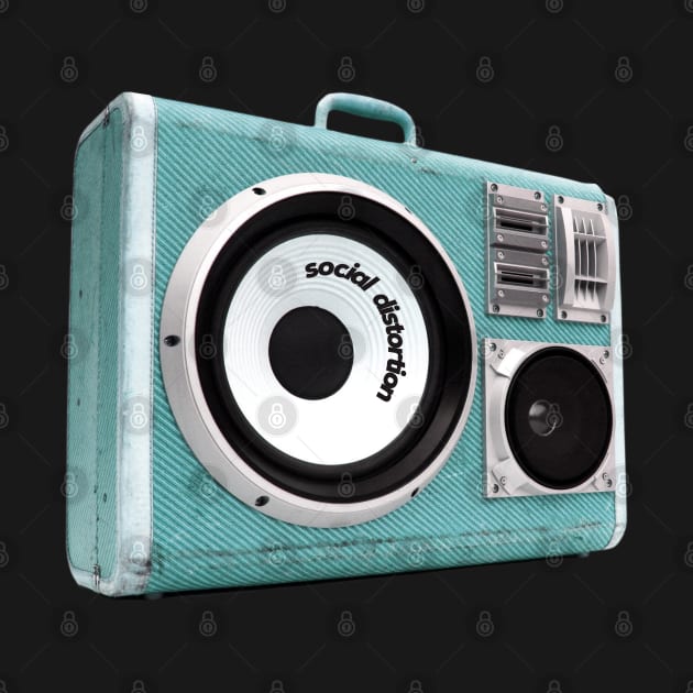 a radio with social distortion sticker by theStickMan_Official