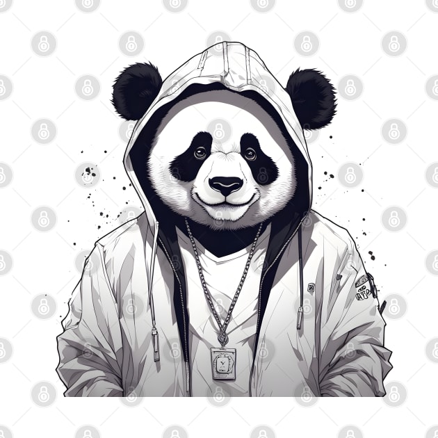 cute funny panda by M color studio