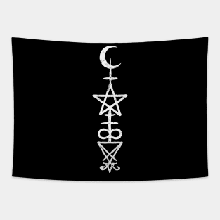 Satanic Symbols Tapestry