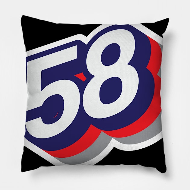 58 Pillow by MplusC