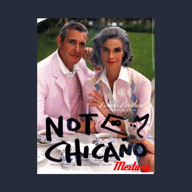 Not Chicano--a #mextasy banner print by mextasy