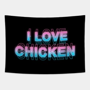 I Love Chicken Tapestry