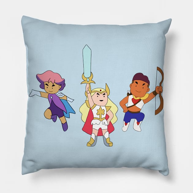 Tiny Best Friends Squad Pillow by Oz & Bell