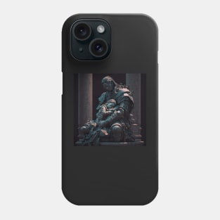 Mother&#39;s Love: A Pieta Inspired by Japanese Culture Phone Case
