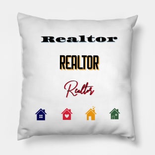 Real Estate 7 Sticker Pack Pillow