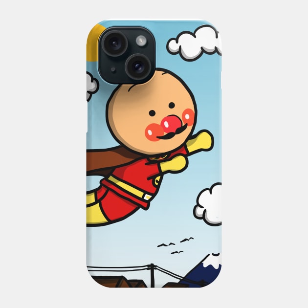 Fly Anpanman Phone Case by owhalesumi