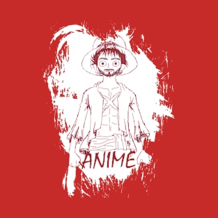 Colourful Cute anime-style mascot sketch design T-Shirt