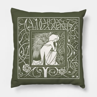 Beardsley Kneeling Angel Pillow