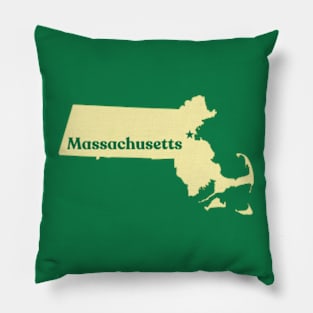 Massachusetts State Pillow