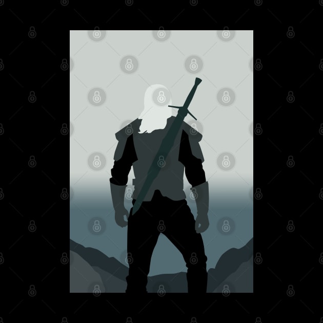 Geralt of Rivia by honeydesigns