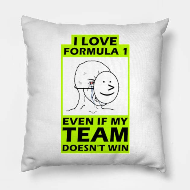 Real Formula 1 Fan Pillow by Worldengine