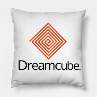 Dreamcube 69 Video Game System 90's 2000's Knock Off Brand Logo Pillow